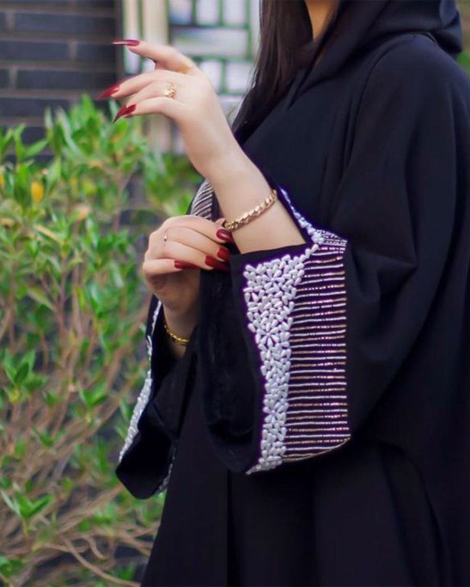 Butterfly-beaded-whitework-blackabaya-3