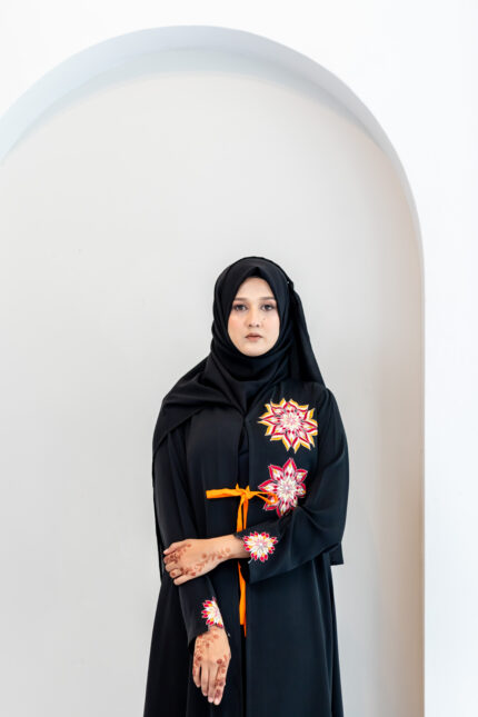 Multi Colour star embroidery